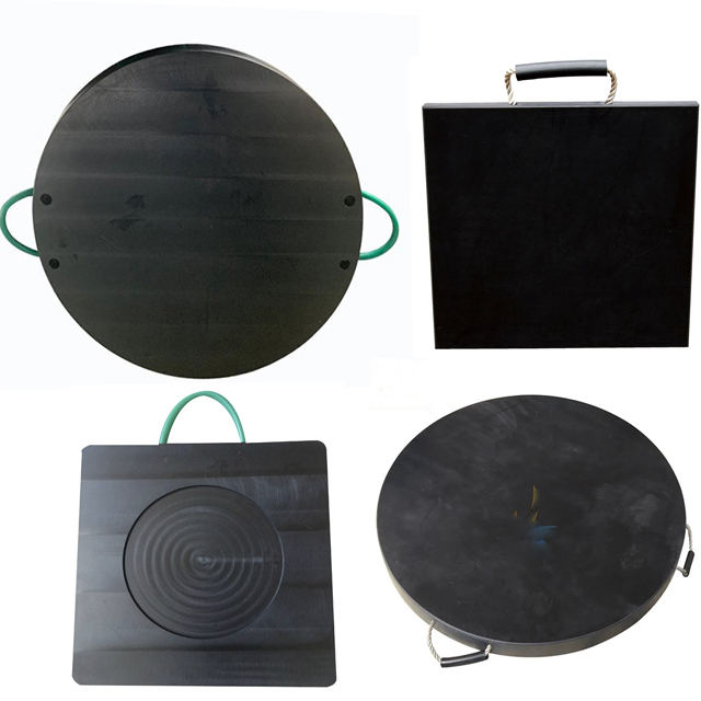 Wear Resistant Uhmwpe Round Plastic Stabilizer Outrigger Pad 
