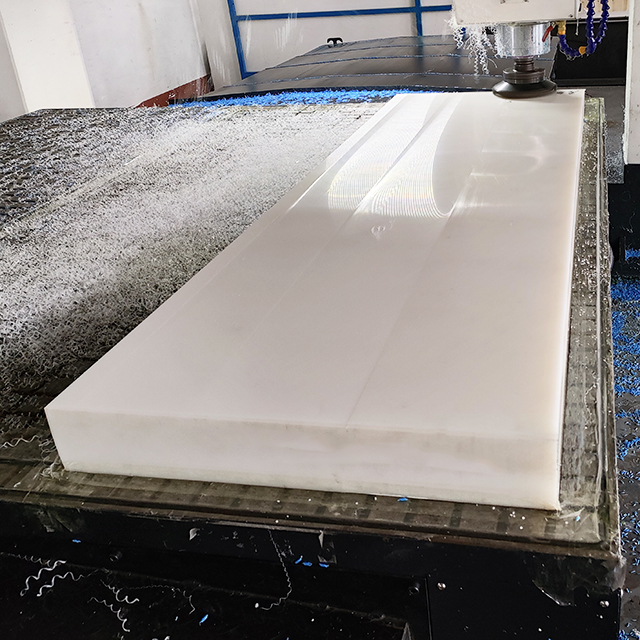 Natural White UHMWPE Board UPE Panel 50mm 80mm 10mm