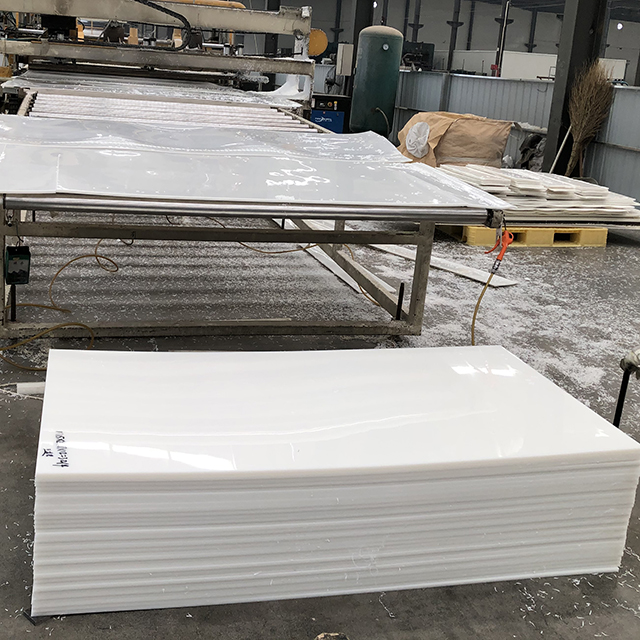HDPE Board Transportation Machinery Polymer Wear-resistant Board Gas Transmission Power White Black Plastic Board High Density PE Board