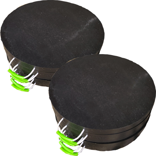 Wear Resistant Uhmwpe Round Plastic Stabilizer Outrigger Pad 